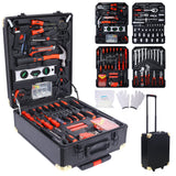 969pcs Home Repair Tool Set Kit Toolbox Storage Case with 4 Drawers Household Tool Kit with Rolling Tool Box - Fab Heavy Parts