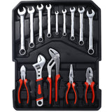 969pcs Home Repair Tool Set Kit Toolbox Storage Case with 4 Drawers Household Tool Kit with Rolling Tool Box - Fab Heavy Parts