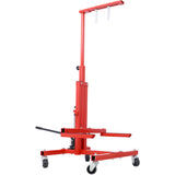 Hydraulinen oven irrotus- ja asentaja Jack Hoist Lift Stand Dolly Red