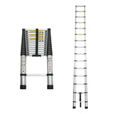 Telescoping Ladder 14.5FT Aluminum Alloy Portable Heavy Duty 300 lbs Capacity