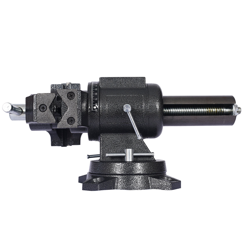 5' Multi-Jaw Rotating Bench Vise 360-Degree Rotation Clamp on Vise wit ...