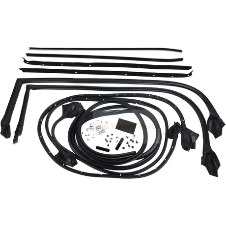 9Pcs Weatherstrip Seal Kit Door Window Sweep Roofrail Trunk ‎AM-801002277 Fits for 1970-1981 Chevrolet Camaro with Decor Trim Pontiac Firebird with Decor Trim - Fab Heavy Parts