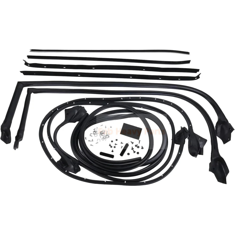 9Pcs Weatherstrip Seal Kit Door Window Sweep Roofrail Trunk ‎AM-801002277 Fits for 1970-1981 Chevrolet Camaro with Decor Trim Pontiac Firebird with Decor Trim