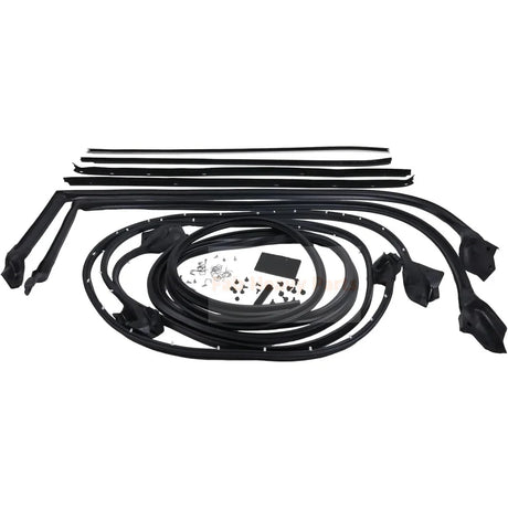 Zestaw uszczelek uszczelek uszczelek drzwi, okien, poręczy dachowych Bagażnik AM-801002277 Pasuje do Chevroleta Camaro z lat 1970-1981 z ozdobnymi wykończeniami Pontiac Firebird z ozdobnymi wykończeniami