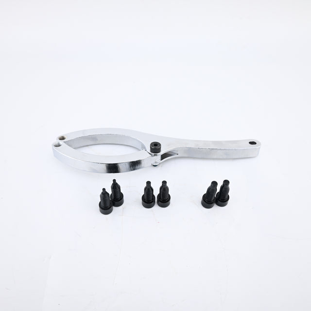 1 PCS Adjustable Hydraulic Cylinder Spanner Wrench Piston Spanner Opening 230mm with 6 Bolts