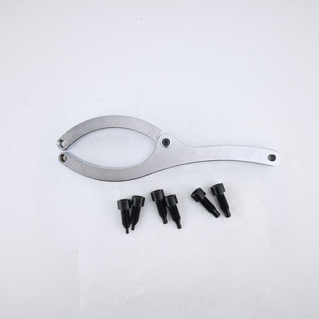 1 PCS Adjustable Hydraulic Cylinder Spanner Wrench Piston Spanner Opening 230mm with 6 Bolts