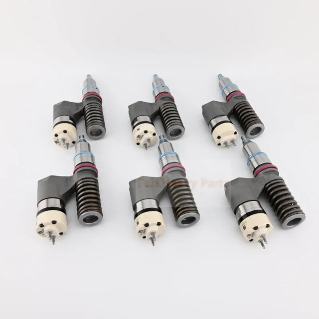 6 PCS Injecteur de carburant 153-7923 1537923 Fits pour Caterpillar Cat Engine 3176B 3176 C12, Remanufacturé