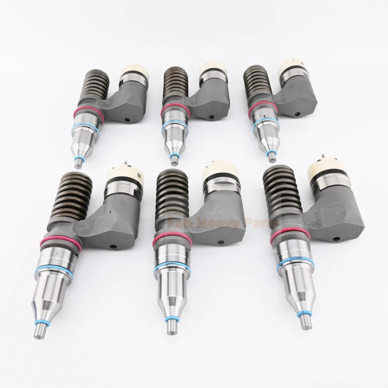 6 PCS Injecteur de carburant 153-7923 1537923 Fits pour Caterpillar Cat Engine 3176B 3176 C12, Remanufacturé
