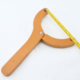 1 PCS Adjustable Hydraulic Cylinder Spanner Wrench Piston Spanner Opening 200mm Thickened Handle