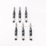 6PCS Fuel Injector RE516540 RE507860 095050-5050 Fits for John Deere 6068 6081 6090