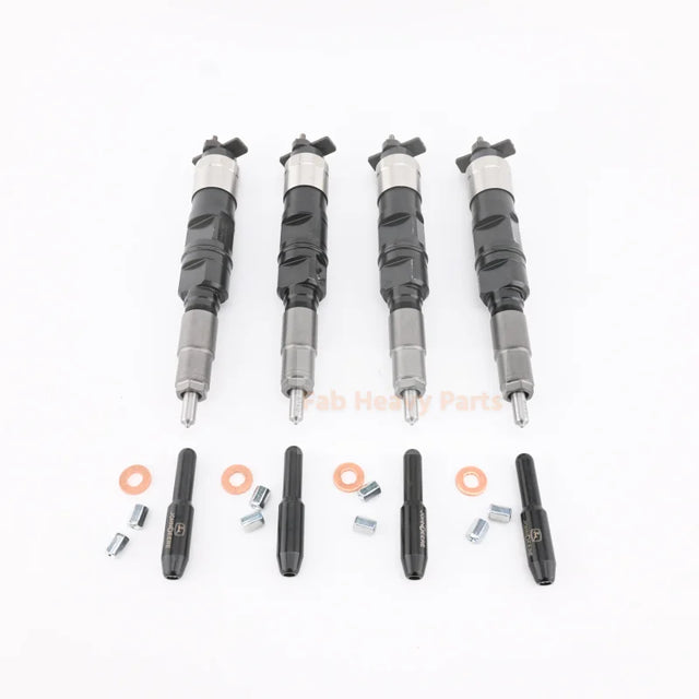 4PCS Fuel Injector RE516540 RE507860 095050-5050 Fits for John Deere 4045 4.5L