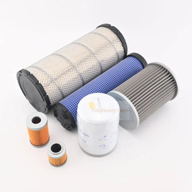 Kit de filtre d'entretien pour mini-pelle Kubota KX121-3