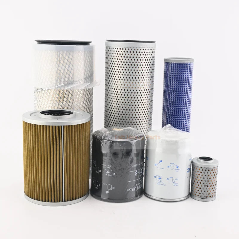 Suodatinsarja ME014833 ME006066 Mitsubishi Moottorille 4D32 Sopii Caterpillar CAT -kaivukoneeseen E70B