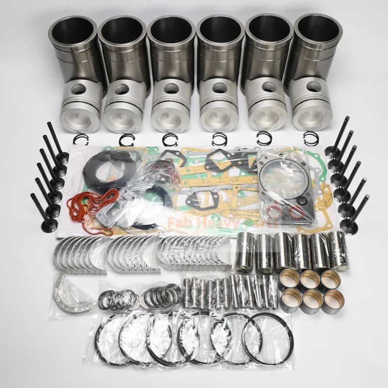 Engine 6D22 Overhaul Rebuild Kit for Kobelco Sumitomo Excavator