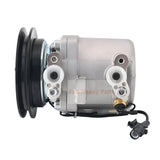 Air Conditioning Compressor T2055-72210 T205572210 Fits for Kubota Excavator KX080-3 KX121-3 KX161-3 U45-3 U50-3