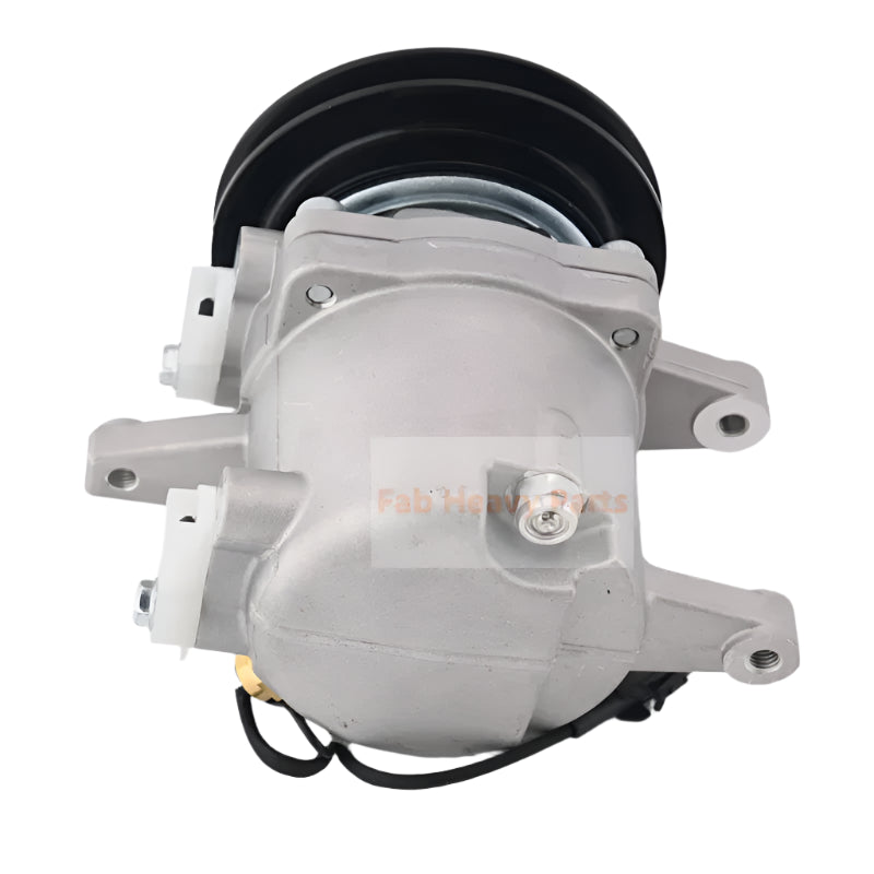 Air Conditioning Compressor T2055-72210 T205572210 Fits for Kubota Excavator KX080-3 KX121-3 KX161-3 U45-3 U50-3