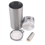 1 Set of Piston and Cylinder liner Kit Fits Isuzu 3LD1 Engine