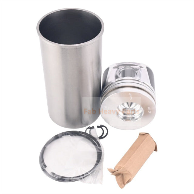 1 Set of Piston and Cylinder liner Kit Fits Deutz Engine BF4M1011 BF4M1011F Aftermarket Replacement For Bobcat Loader 863 864 873 883