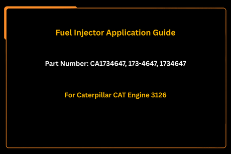 Fuel Injector 173-4647 1734647 Fits for Caterpillar CAT Engine 3126
