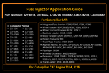 Fuel Injector 127-8216 1278216 0R-8682 0R8682 Fits for Caterpillar CAT 3116 3114 Engine M320 M325B 320B 322B 322C 325B M318 953C 963B 963C 613C 924F