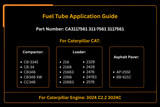 Fuel Tube 311-7561 For Caterpillar 3024 Engine 247B 257B 216 226B 232B 242B