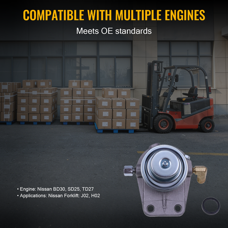 Fuel Pump Cover 16401-10H03 for Nissan Engine BD30 SD25 TD27 Forklift J02 H02