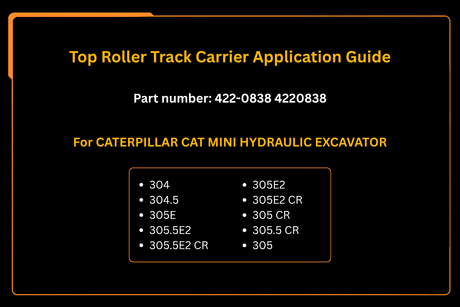 422-0838 4220838 Carrello superiore per rulliera adatto per CATERPILLAR CAT 304 304.5 305 305.5E2 305E