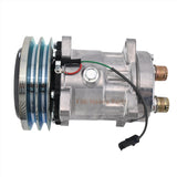 A/C Compressor 1990760C2 1990760C1 Fits for Case Crawler Tractor 1150K 850 850E 850G 855E