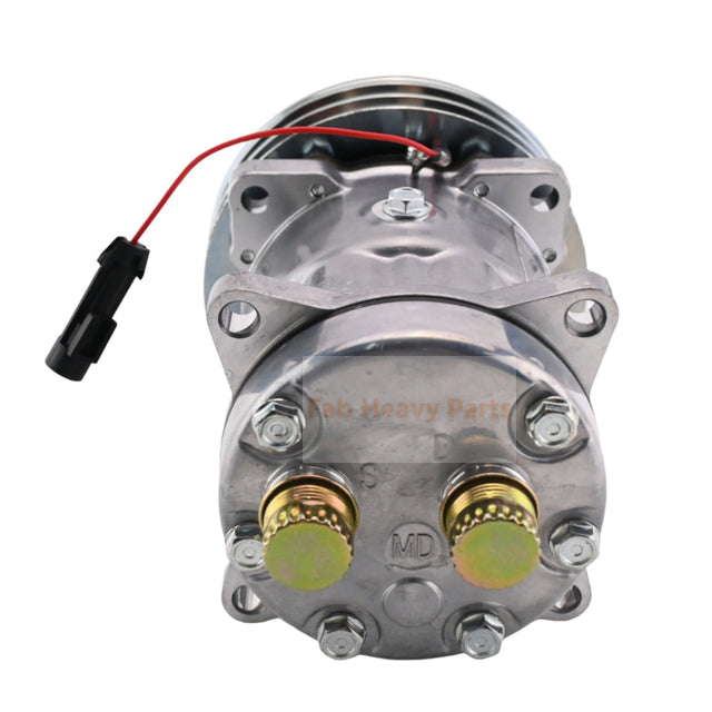 A/C Compressor 19997552 Fits for McCormick Tractor CX100 CX105 CX110 CX95 MC100 MC90 MTX110 XTX215 ZTX230