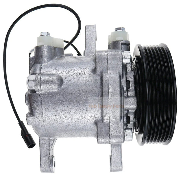 SV07E A/C Compressor 447280-3080 Fits for Kubota Tractor M126 M135 M6 Tractor With 6 Groove Pulley