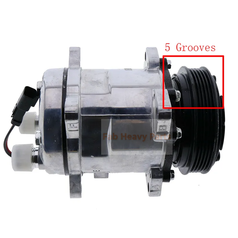 A/C Compressor 7363374 Aftermarket Replacement For Bobcat s550 s570 s590 s595 s630 s650 t550 t590 t595 t630 t650 e32 e35 e42 e45 e50 e55 e85