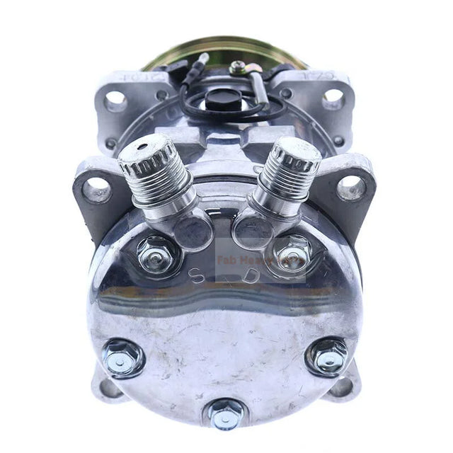 A/C Compressor 84322107 Fits for New Holland Fits CASE IH Skid Steer Loader 420 430 435 440 445 450 465