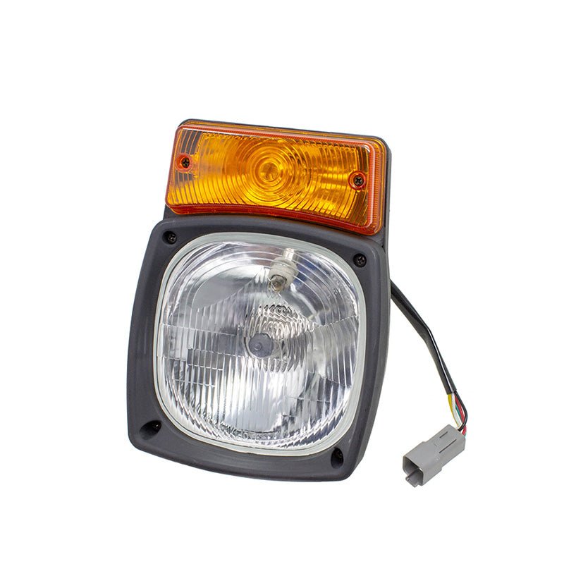 A Pair 24V Headlamp 3E - 7585 3E7585 3E - 7584 3E7584 Fits for Caterpillar CAT Engine 3054 3176 3196 3034 Loader 416B 216 226B - Fab Heavy Parts