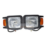 A Pair Floodlamp AT330210 AT330211 Fits for John Deere Engine 4024 4045 5030 Loader 204K 244K 304J 344K - Fab Heavy Parts