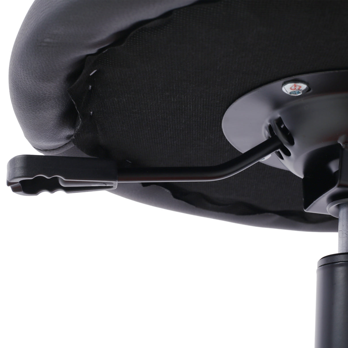 Pneumatic 360 Degree Swivel Stool Creeper Seat Heavy Duty 300 lbs Capacity--Red