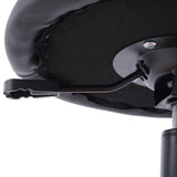 Pneumatic 360 Degree Swivel Stool Creeper Seat Heavy Duty 300 lbs Capacity--Red