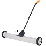 36" Rolling Magnetic Pick-Up Sweeper Heavy Duty Push-Type with Release 30 Lbs Capacity