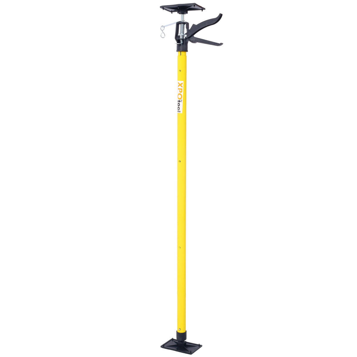 2Pack Adjustable Support Pole Steel 3rd Hand System Rod Extends from 45 to 114 Inch--Yellow