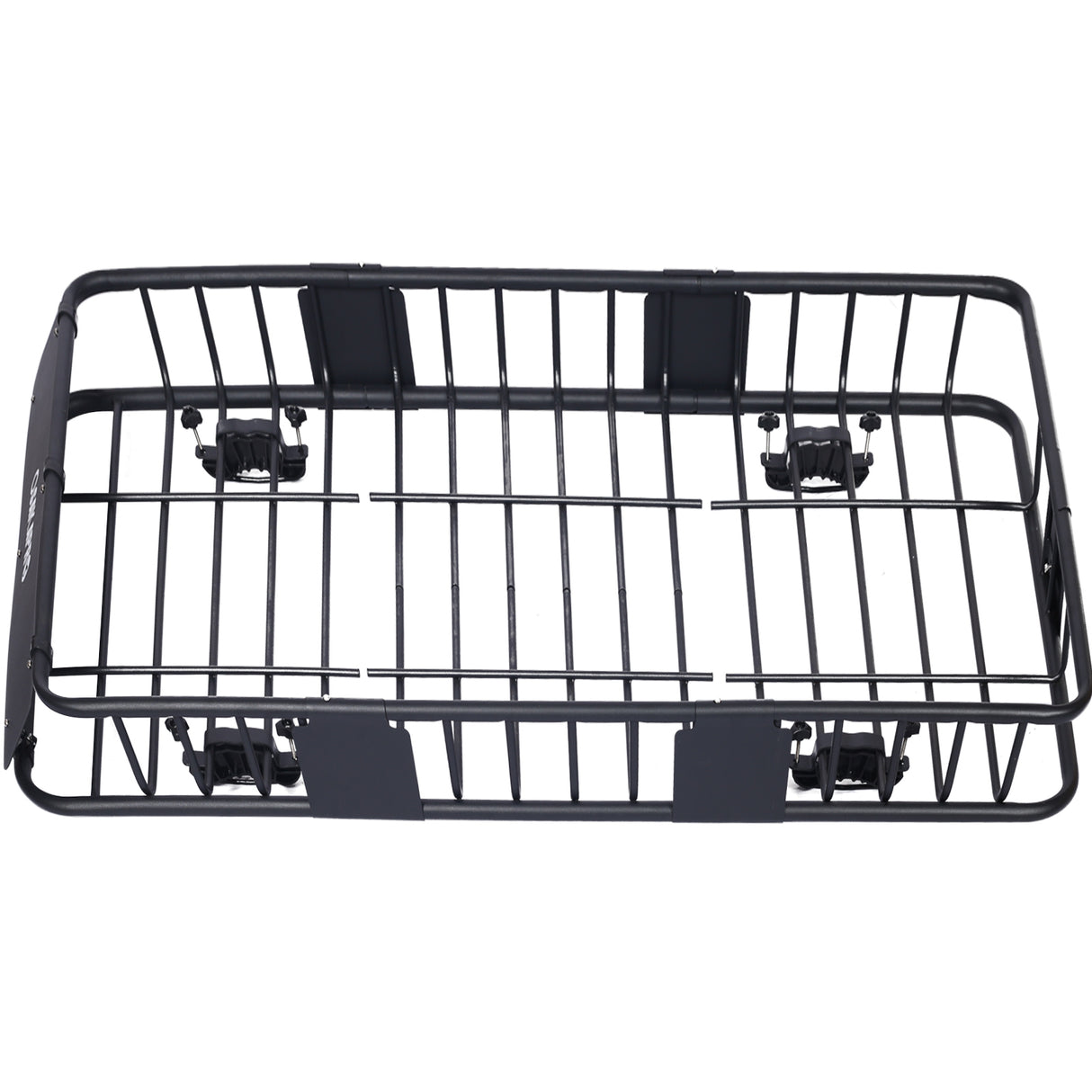 Rooftop Cargo Carrier Basket Motoring Roof Rack Top Mount Rack 64" Capacity 150 lbs--Black