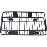 Rooftop Cargo Carrier Basket Motoring Roof Rack Top Mount Rack 64" Capacity 150 lbs--Black