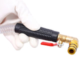 24L 6.3 Gallon Air Pneumatic Waste Oil Extractor Portable Oil Drain Tank Professional Integrated Level Gauge