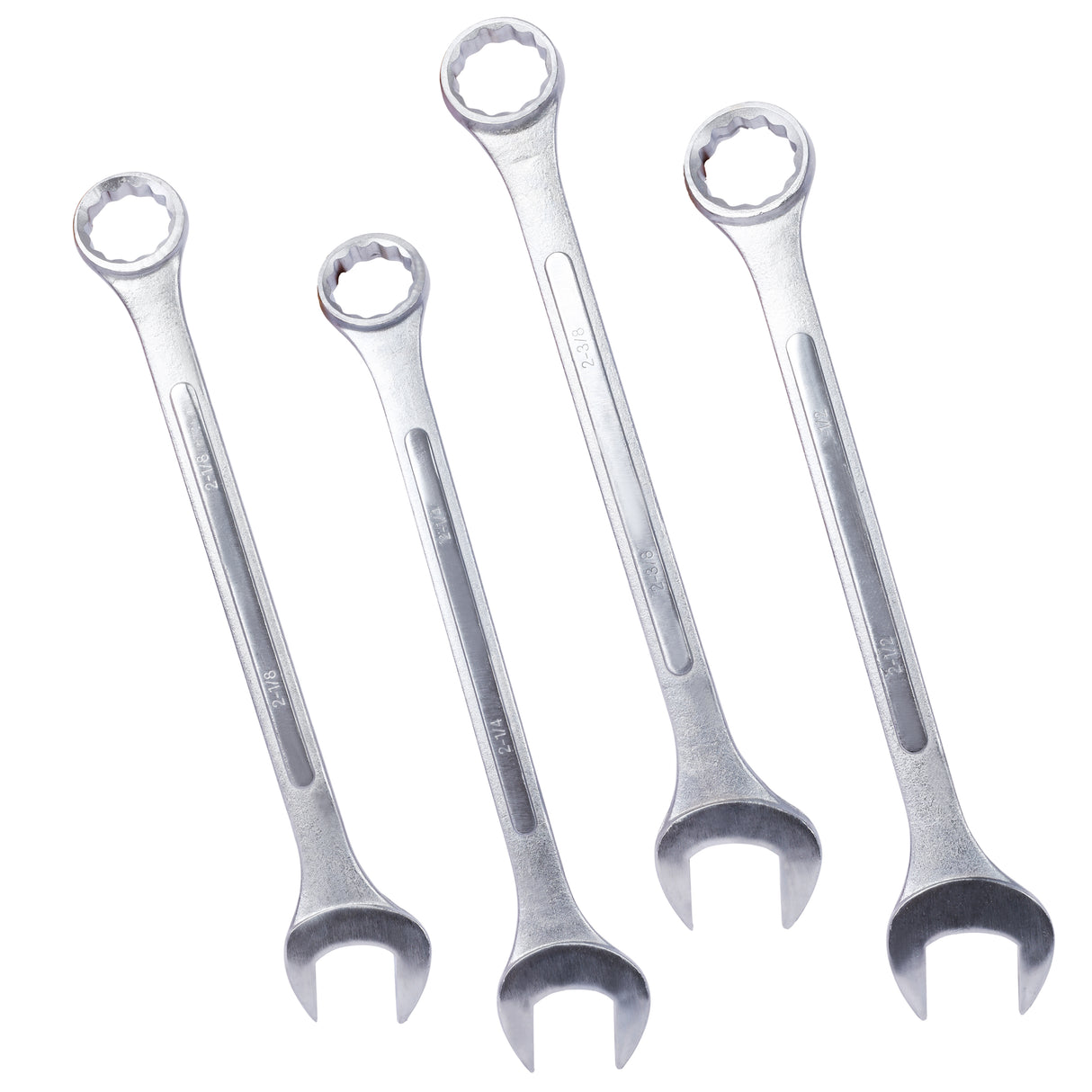 4 piraso jumbo kumbinasyon wrench set SAE chrome na may plated na may storage bag 2-1/8 2-1/4 2-3/8 2-1/2-pulgada