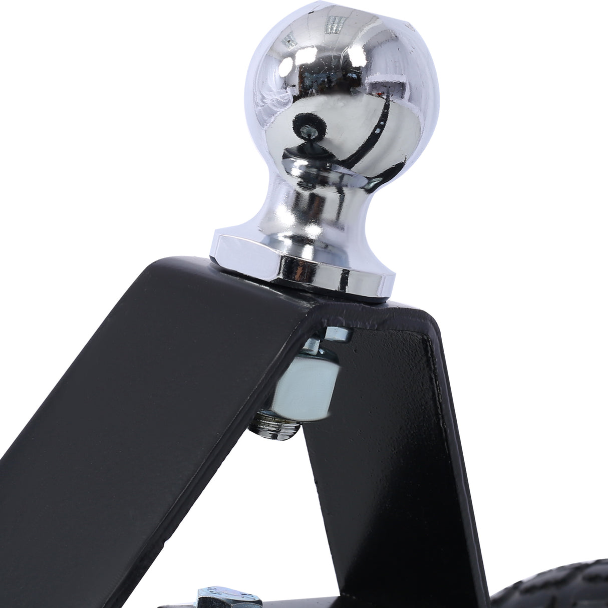 Trailer Dolly with Pneumatic Tires 600 Lb. Maximum Tongue Weight Capacity--Black