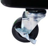 Roller Mechanic Detailing Creeper Utility Seat Stool with Wheels Removable Tool Trays Drawer 300 Lbs Capacity--Green