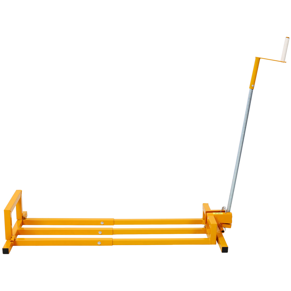 Easy Lawn Mower Lift for Riding Tractors 800 Lbs Capacity Ride-on Cleaning Aid Universal Lawn Tractor + 45° Tilt Adjustable--Yellow