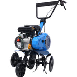 Gas-Powered 4-Cycle 2-in-1 Tiller and Cultivator 78.5cc with Handle 18IN Till Width EPA Complaint