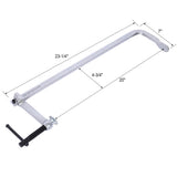 4Pcs Pack Bar Clamps Set Drop Forged Steel F Clamps 2Pcs 12 inch x 3inch+ 2Pcs 20 inch x 4-3/4"