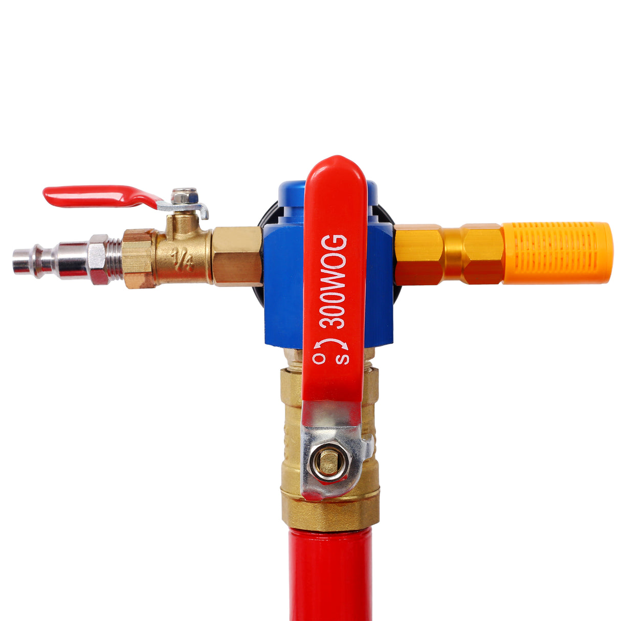 24L 6.3 Gallon Air Pneumatic Waste Oil Extractor Portable Oil Drain Tank Professional Integrated Level Gauge