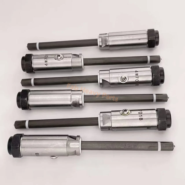 6 PCS Fuel Injector Pencil Nozzle 4W-7018 4W7018 Fits for Caterpillar CAT 3406B 3432 3408 3408B