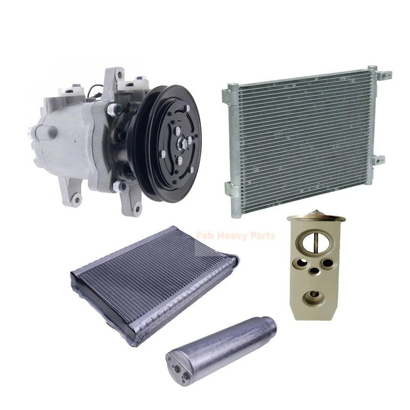 A/C Complete Master Service Pack Kit 3C581 - 50060 3C581 - 50040 Fits for Kubota Tractor M9540 M6040 M7040 - Fab Heavy Parts